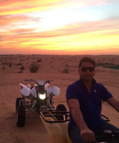 Evening Desert Safari With Quad Bike in Dubai