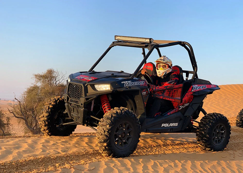 Adventure Package Polaris RZR Turbo S dune buggy Dubai